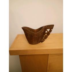 Vintage wooden cup