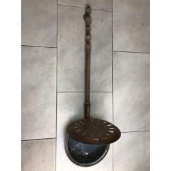 Antique copper bed warmer ?5.
