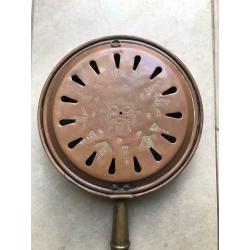 Antique copper bed warmer ?5.