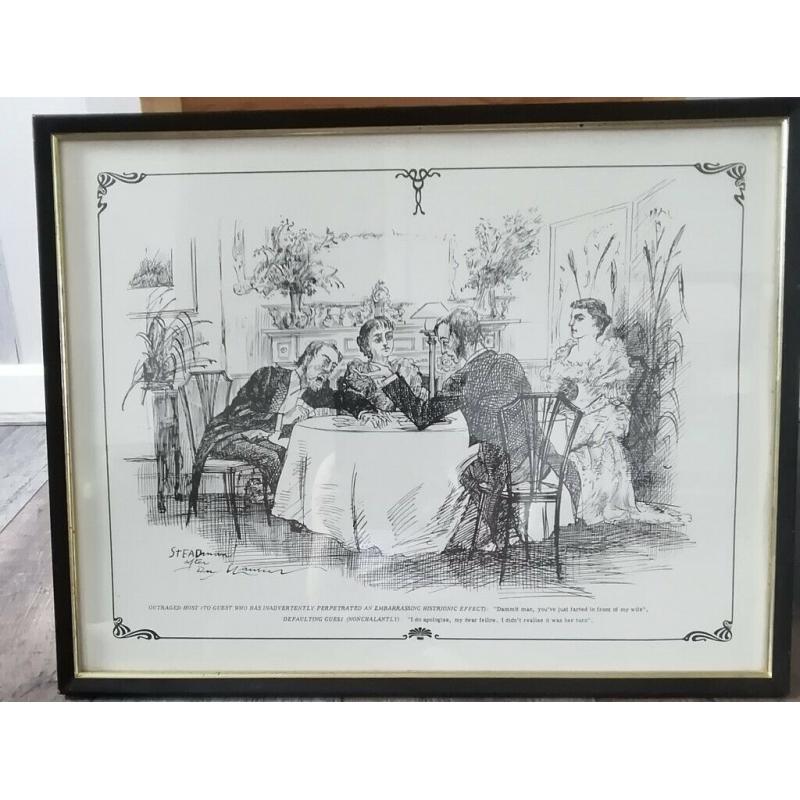 Steadman print poss 1970s 0r earlier