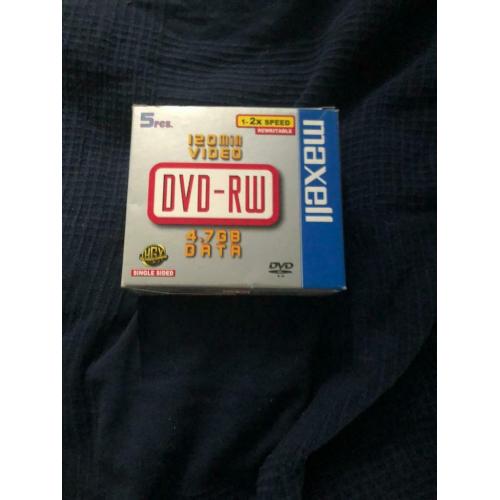 DVD RW 4.7 gb 5 disks