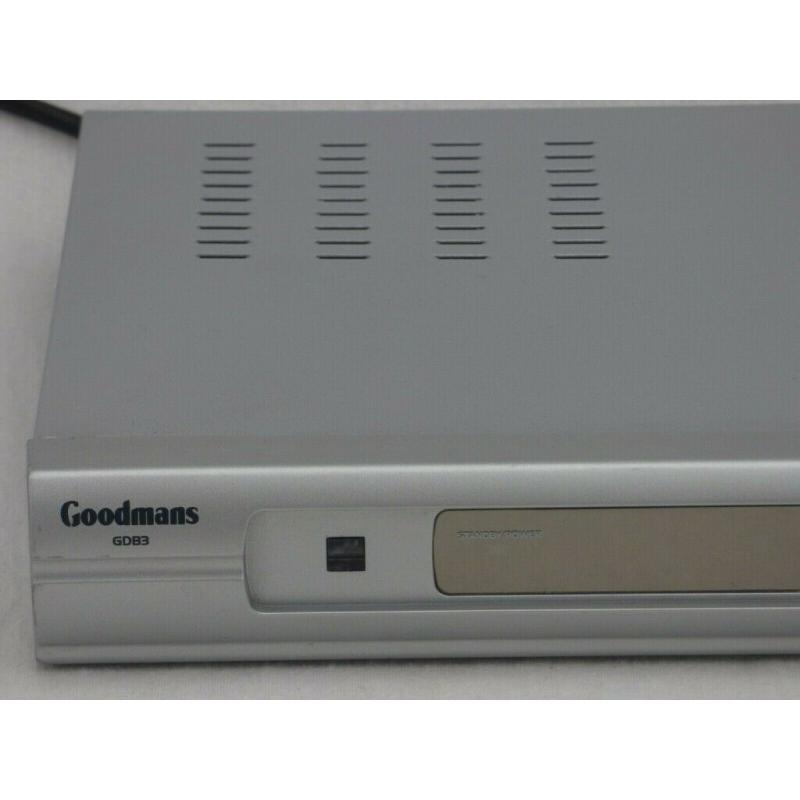 Goodmans GDB3 DVB Freeview Digital TV Set Top Box TWIN SCART OUTPUT & Remote & Scart Lead