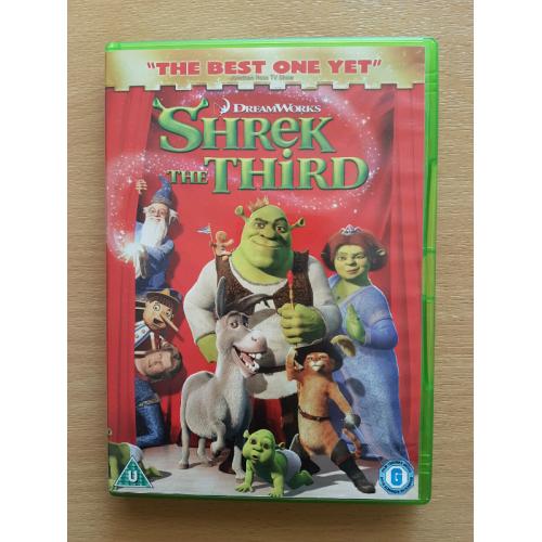 Shrek the Third movie DVD