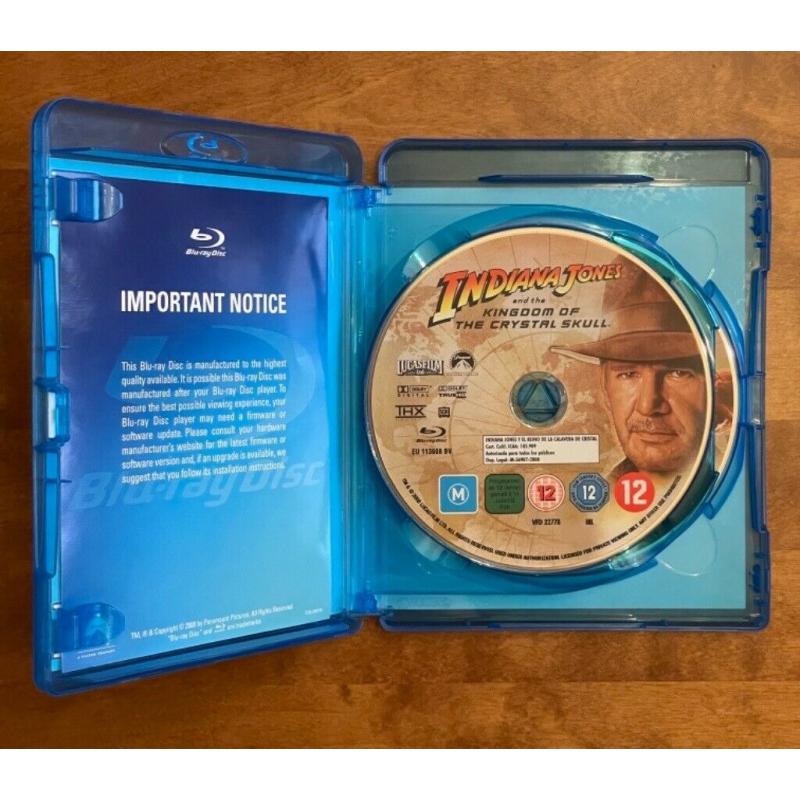 Indiana Jones and the Kingdom of the Crystal Skull 2-Disc Blu-Rays