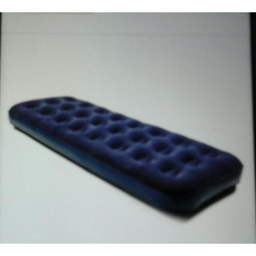 Blow Up Single Size Flock Mattress and Foot Pump