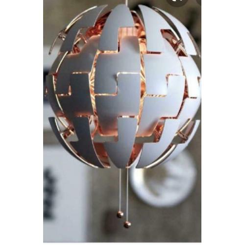 Two IKEA Ps 2014 ?spaceship? pendant lights