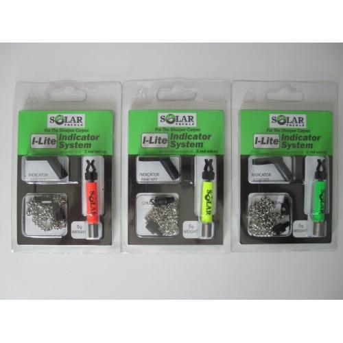 SOLAR BOBBINS BITE INDICATORS FLUORO RED YELLOW & GREEN