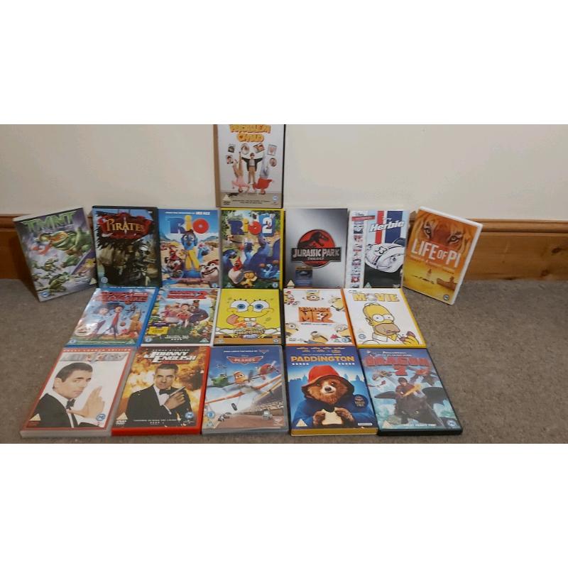 A wide variety of childrens movies // pick up only