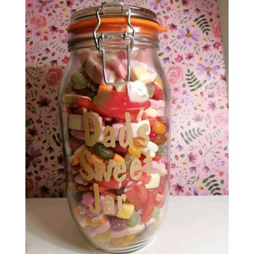 Personalised sweet jars