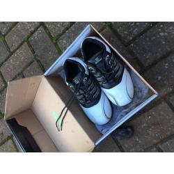 Junior golf shoes x 2 pairs-size 2 and 4