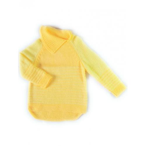 Asymmetrical collar sweater for girls (3 - 5 years)