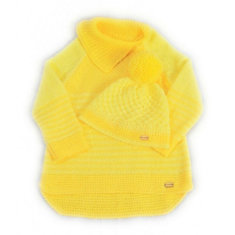 Asymmetrical collar sweater for girls (3 - 5 years)