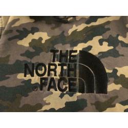 Boys Large North Face camo hoodie
