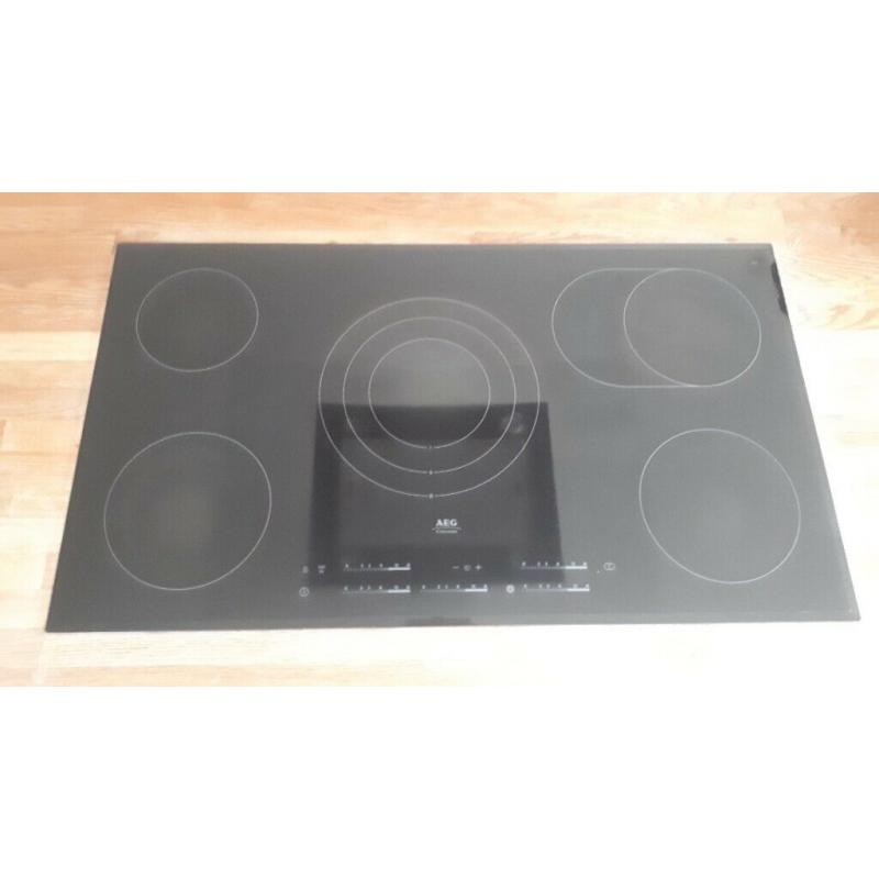 AEG 96931KF-N Touch Control 90cm Wide Ceramic Hob - excellent working order.
