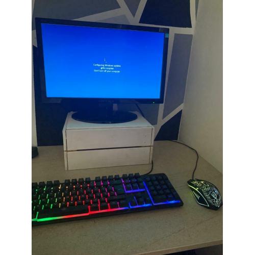 Gaming PC and monitor