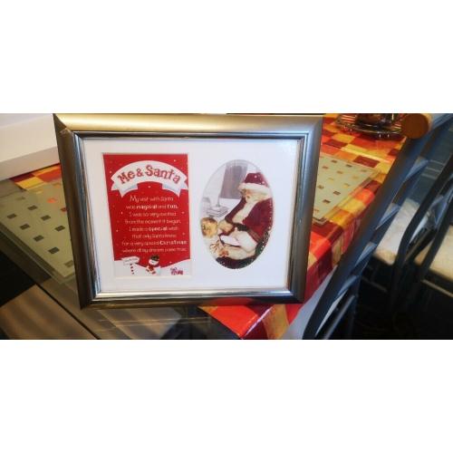 Santa picture frame