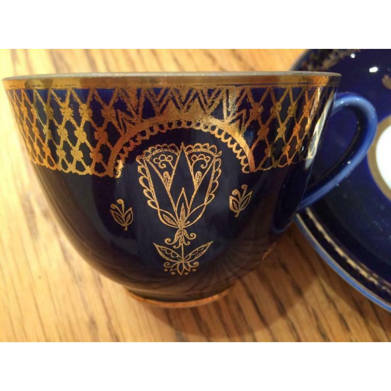 6 x Lomonosov Porcelain Cups And Saucers