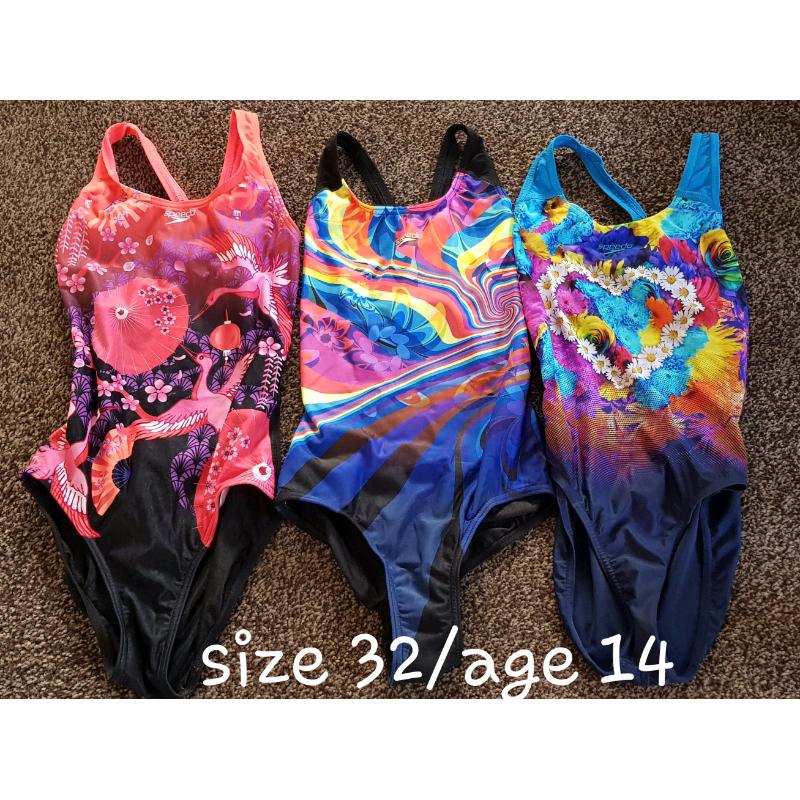 Brand new girls speedo swimming costumes