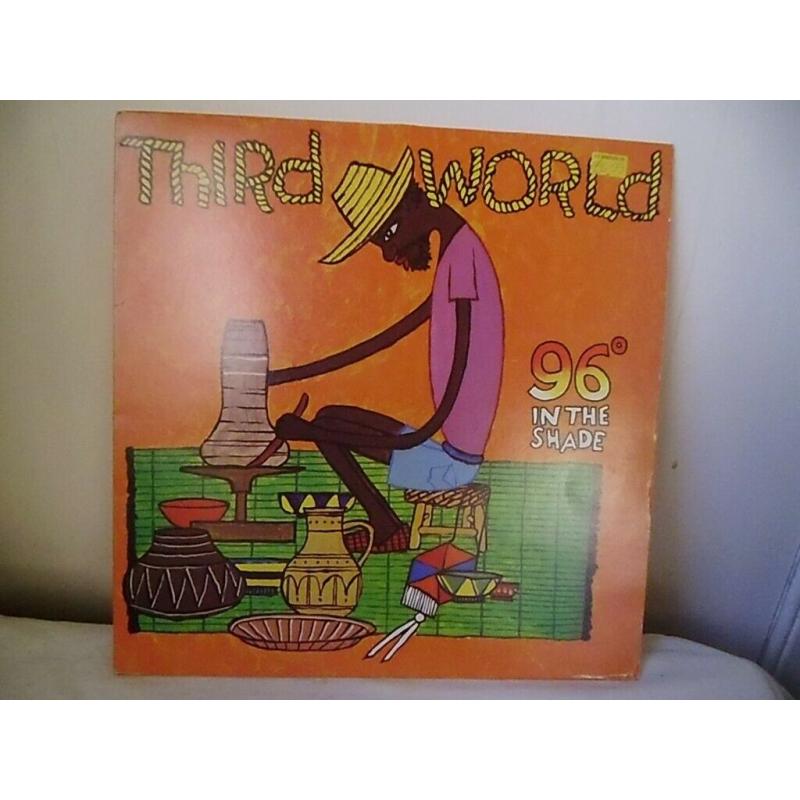THIRD WORLD '96 DEGREES IN THE SHADE' 1977 VINYL L.P.