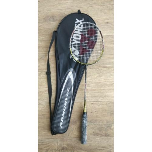 Badminton racquets with covers