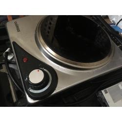 Cusimax S106 1200W electric single with anti- burn attachment hot plate