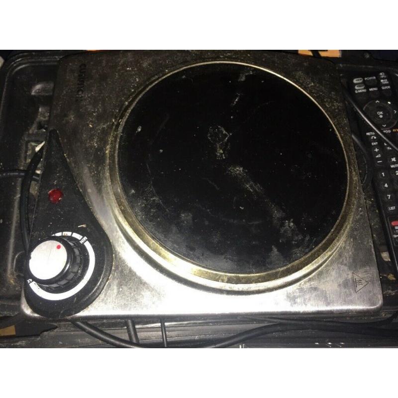 Cusimax S106 1200W electric single with anti- burn attachment hot plate