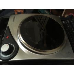 Cusimax S106 1200W electric single with anti- burn attachment hot plate