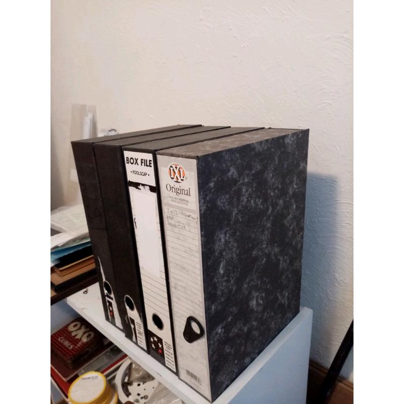 Box files