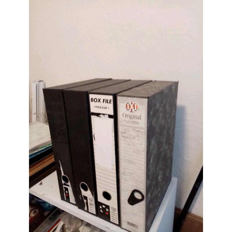 Box files