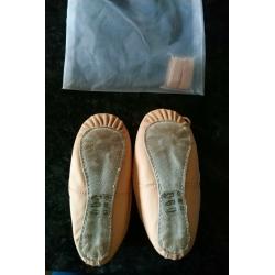 Kids ballet and dance shoes, size 9.